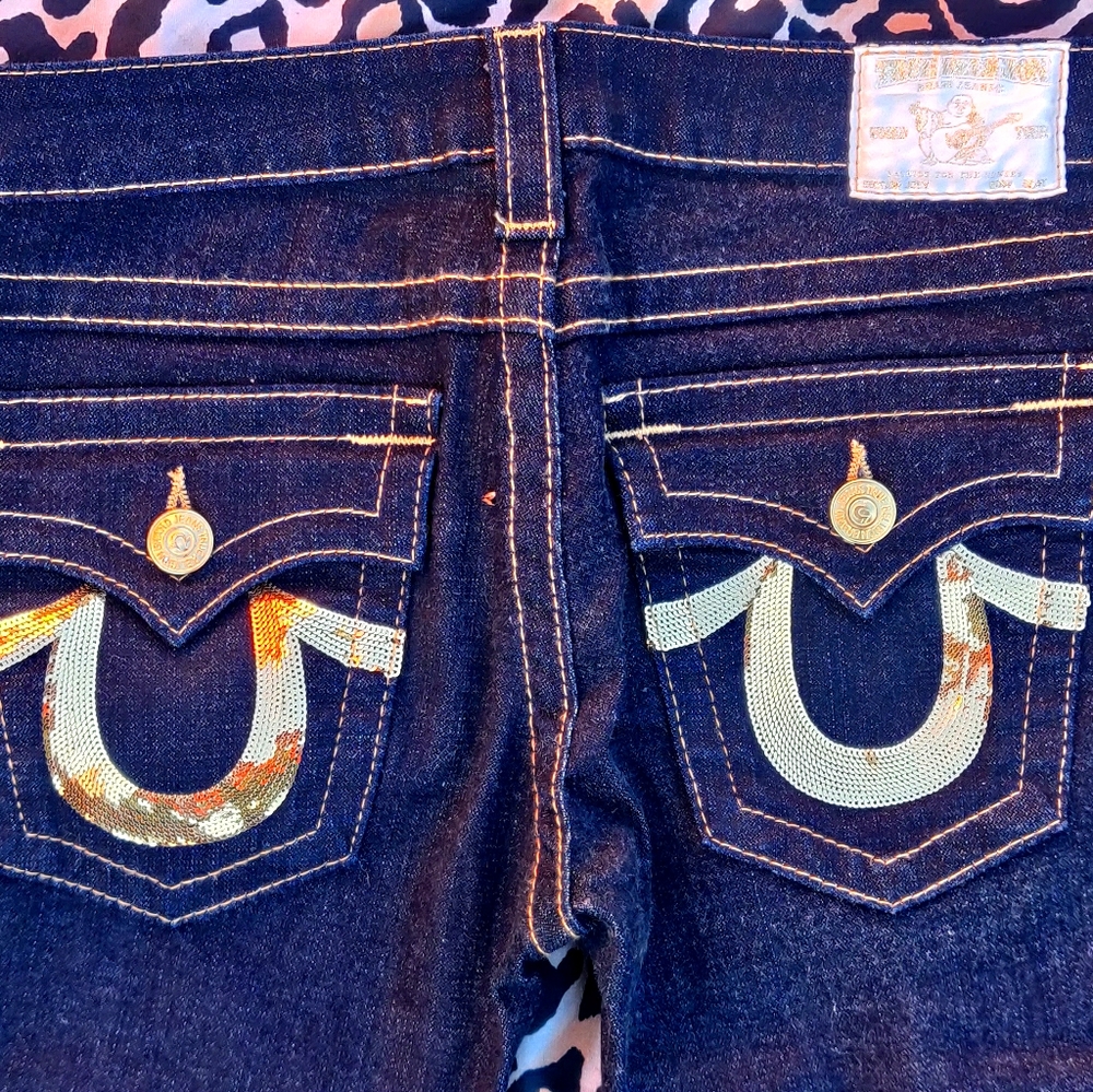 New True Religion dark blue Jeans